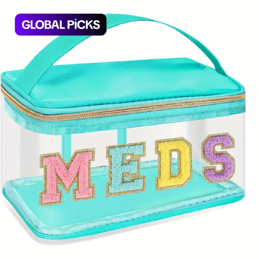 Transparent Travel Medicine Organizer
